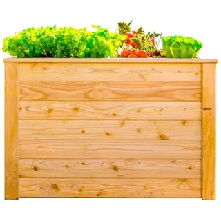 Westmann Hochbeet Lärche 100 x 65 x 66 cm Weiß