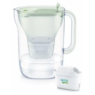 BRITA Style eco 2,4 L grüne Wasserfilter-Kanne + Maxtra PRO All-in-1-Kartusche - Grün