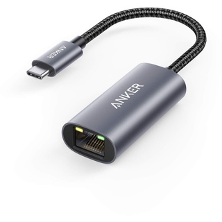 Anker PowerExpand USB-C auf Gigabit Ethernet Adapter, Aluminium, kompaktes Design, für MacBook Pro, MacBook Air 2018, iPad Pro 2018, XPS, und viele mehr