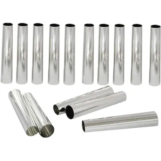 rukauf Schaumrollen-Formen Set 11,3cm - Traditionelle Backform Schillerlockenform Röhrchen Spritztüllen Sahnerollen (15)