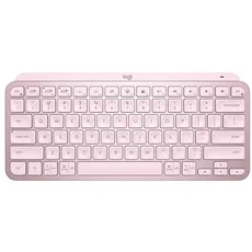 Logitech MX Keys Mini Minimalist Wireless Illuminated Keyboard - Rose - CH - Tastaturen - Schweiz - Pink