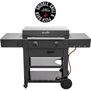 Char-Broil Griddle-Gasgrill Versa-Tile schwarz