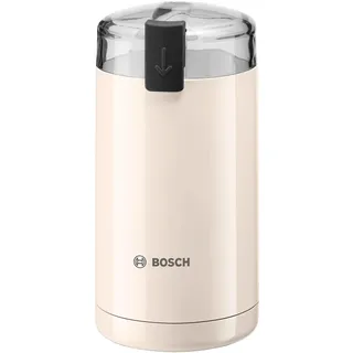Bosch TSM6A017C Edelstahl-Schlagmesser, Sicherheitsfunktion, 180 W, 75g Bohnenbehälter, elektrisch, creme