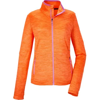 KILLTEC Damen Stretchjacke/Fleecejacke mit Stehkragen KOS 17 WMN FLX JCKT, coral orange, 44,