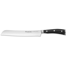 WÜSTHOF Classic Ikon Bread Knife, 20 cm, Black