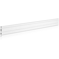 Bild von Slatwall Panel Aluminium für Wandhalterung weiß, 1,2m