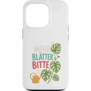 Hülle für iPhone 13 Pro Monstera Deliciosa I Tropische Zimmerpflanze Topf Zucht