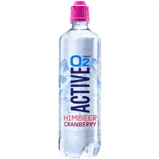 Active O2 Himbeer Cranberry, 8Er Pack, Einweg (8 X 750 Ml) , Ml (8Er Pack)