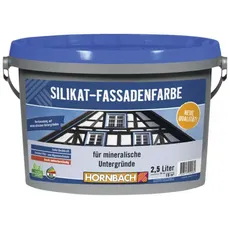 Hornbach Silikat-Fassadenfarbe weiß 2,5 L