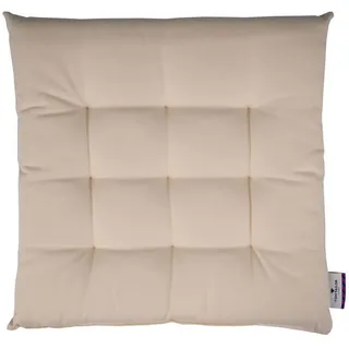 Tom Tailor Sitzkissen MIT 9 Punkt-Steppung Dove , Creme , Textil , 40x5x40 cm , Oeko-Tex® Standard 100 , Heimtextilien, Wohntextilien, Sitzkissen