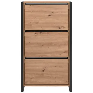 Finori Schuhkipper 70 x 125 x 25 cm anthrazit / braun