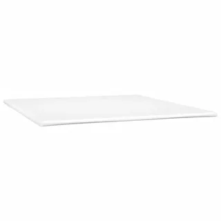 Matratzenauflage 180 x 200 x 5 cm aus Polyester, Weiß - Weiß