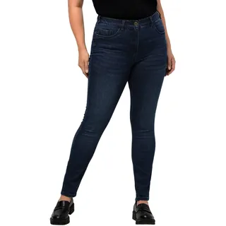 Ulla Popken Damen Hose klassich Blue Denim 29