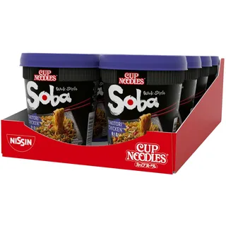 Nissin Fertiggericht Soba, Yakitori Chicken, je 89g, 8 Stück