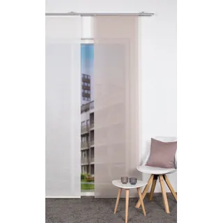 HOME WOHNIDEEN Schiebegardine »SIEGLINDE« Paneelwagen 1 Stk. tlg. HxB: 245x60, Bambusoptik, grau