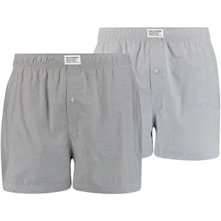 Levis Boxer Packung, 2er-Pack, mit Logo-Bund, grau, meliert, anthrazit