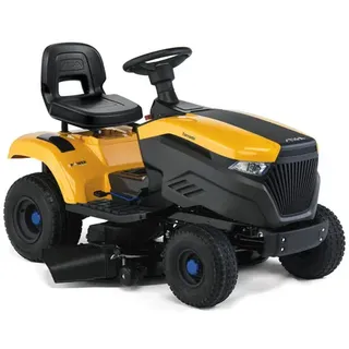 Stiga Akku-Rasentraktor Tornado 598e inkl. Mulchkit, Zugöse und Schnellladegerät