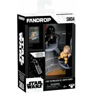Figur – FANDROP x STAR WARS – Luke vs. Darth Vader – Vitrine mit Kultszene + Miniposter – 18 cm