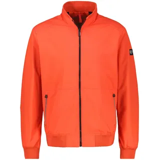 Blouson LERROS "Blouson leicht gefüttert in GROSSEN GRÖSSEN", Herren, Gr. 4XL, orange (vivid rot), 100% Polyester, Jacken Blouson, Herren Blouson in Übergröße, Wasser- und windabweisend, Atmungsaktiv