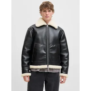 Jack & Jones Bomberjacke »JORLIVERPOOL AVIATOR JACKET SN« ohne Kapuze, schwarz