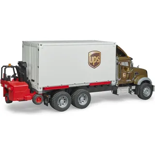 Bruder 02828 - Mack Granite Logistik-LKW grau 1:16