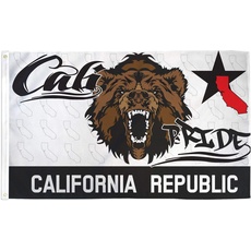 AZ FLAG Flagge Republik KALIFORNIEN 150x90cm - KALIFORNISCHE Fahne 90 x 150 cm - flaggen Top Qualität