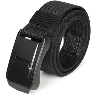 Cozary Taktischer Gürtel Elastischer, 3.8cm Arbeitsgürtel Herren mit Schnellverschluss-Metallschnalle, Outdoor Gürtel Herren für Draussen Sportarten Camping