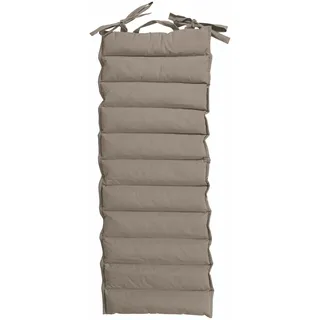 Esté 2er Set Outdoor Kissen für Sonnenliege Taupe 60x180 cm wasserabweisend