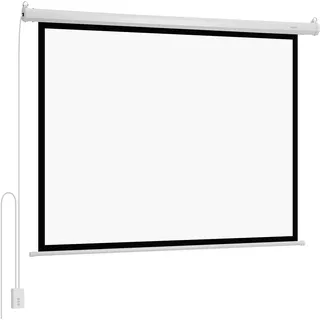 Vevor Motorisierte Projektionsleinwand,1829 mm 4:31080 HD Elektrische Projektionsleinwand,Wandmontierter Projektionsprojektor mit Fernbedienung,Automatische Filmleinwand für das Familien-Heimbüro-Kino