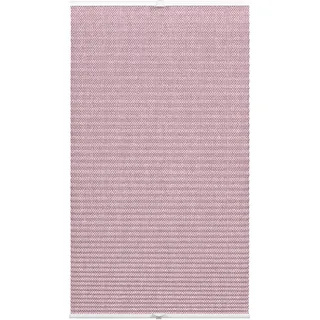 Wohnidee Plissee zur Montage in den Glasfalz, Blickdichtes Faltrollo, Inklusive 4 Montage-Träger und 2 Bediengriffen, Rosa, 100 x 130 cm (BxH)