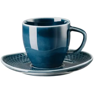 Rosenthal Junto Ocean Blue Espressotasse mit Untertasse