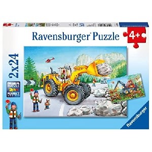 Ravensburger &#8220;Bagger&#8221; und &#8220;Waldtraktor&#8221; Puzzle (2x 24 Teile) um 9,07 € statt 12,29 €