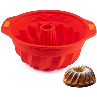 RAXIVO Gugelhupfform Silikon, Gugelhupfform 24 cm, Backform Gugelhupf