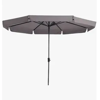 Madison SYROS Sonnenschirm Kurbelschirm Gartenschirm  Ø350cm taupe