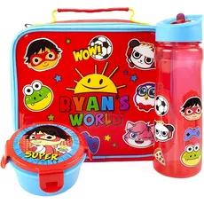 Ryan ́s World Ryan's World Set Brotdose, Lunchbox, Mehrfarbig