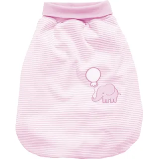 Schnizler Baby Schlafsack, Strampelsack Elefant mit elastischem Umschlagbund, Gr. One Size, Rosa (Rosa 14)