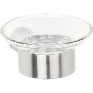 Seifenschale Eronita mit Wandhalter, Edelstahl gebürstet - 93 114 69