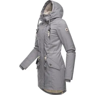 Ragwear Wintermantel »Wintermantel Elsie Melange«, grau,