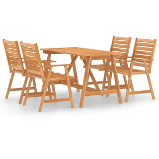 vidaXL Garten-Set Massivholz Akazie 3057844 5-tlg. natur