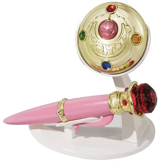TAMASHII NATIONS Sailor Moon Kostüm-Brosche und Stift, brillante Farbausgabe, Bandai Spirits Proplica, Polyvinylchlorid, Acrylnitril-Butadien-Styrol, Polychlorid, Polyvinylchlorid