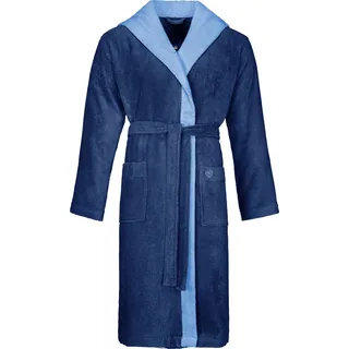 bugatti Herren Bademantel Stefano Marine blau XXL