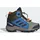 Wanderschuh ADIDAS TERREX "MID GORE-TEX", Mädchen, Gr. 37, tent grün, core schwarz, ray blau, Synthetik, Textil, Schuhe Wanderschuh, wasserdicht dank Gore-Tex Membrane
