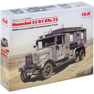 ICM ICM35467 35467 - Henschel 33 D1, KFZ 72 German Radio Communication Truck