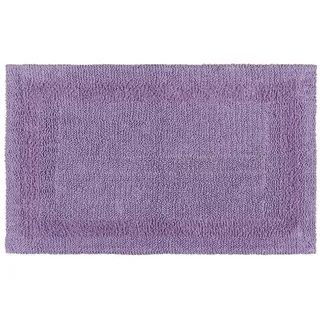 Homescapes Badematte 70/120 cm, 100% Baumwolle, wendbar , Textil , Uni , Rechteckig , 70x120 cm , Heimtextilien, Badtextilien, Badematten