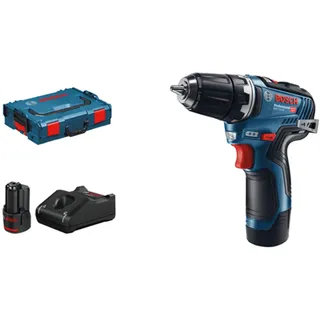 Bosch GSR 12V-35 inkl. 2 x 3,0 Ah + L-Boxx