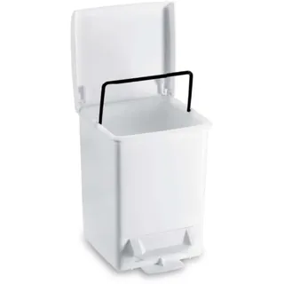 Mülleimer Pedal Line Weiß 20 Lt Mit Eimer Ausziehbar GIGANPLAST - Badezimmer