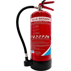 Firexo Feuerlöscher (6 Liter) – Alle Feuerarten – Mehrzweck-Feuerlöscher für Haushalt, Küche, Grill, Heimgebrauch, Gewerbe, Industrie und Büro