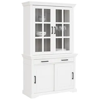 OTTO home Vitrine Anabel 110 x 45 x 190 cm Weiß