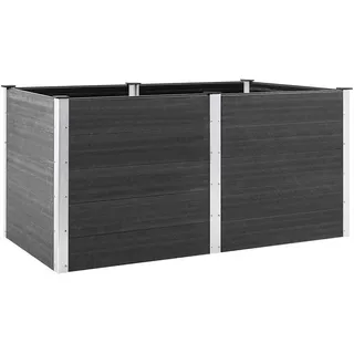 vidaXL Garten-Hochbeet 200 x 100 x 91 cm Grau