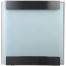 Keilbach, Briefkasten glasnost.glass.white, Edelstahl/bedrucktes Sicherheitsglas, hochwertige Verarbeitung, Klassiker seit 2000, Design Award: FORM 2001